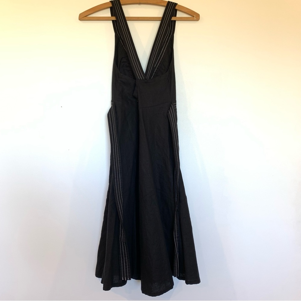 Zara Strappy Linen Blend Dress - Picture 3 of 9